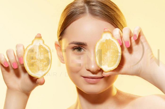 Lemon juice for hair