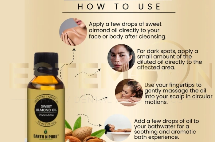 how to use almond oil for hair