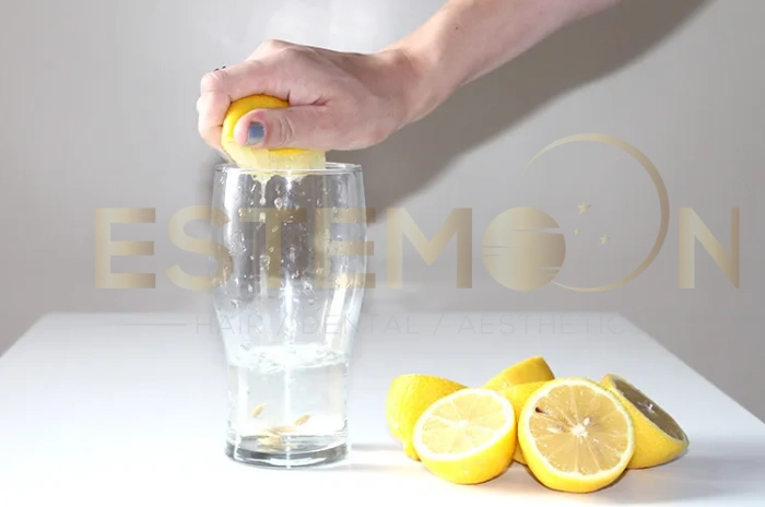 lemon juice to lighten hair