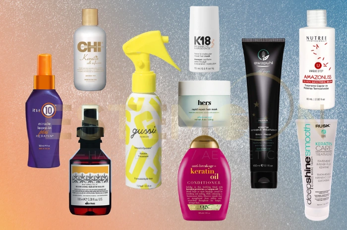 Keratin hair treatment